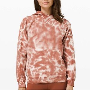 Lululemon All Yours Hoodie Tie Dye Fleece Marmoleado Tie Dye Ancient Copper